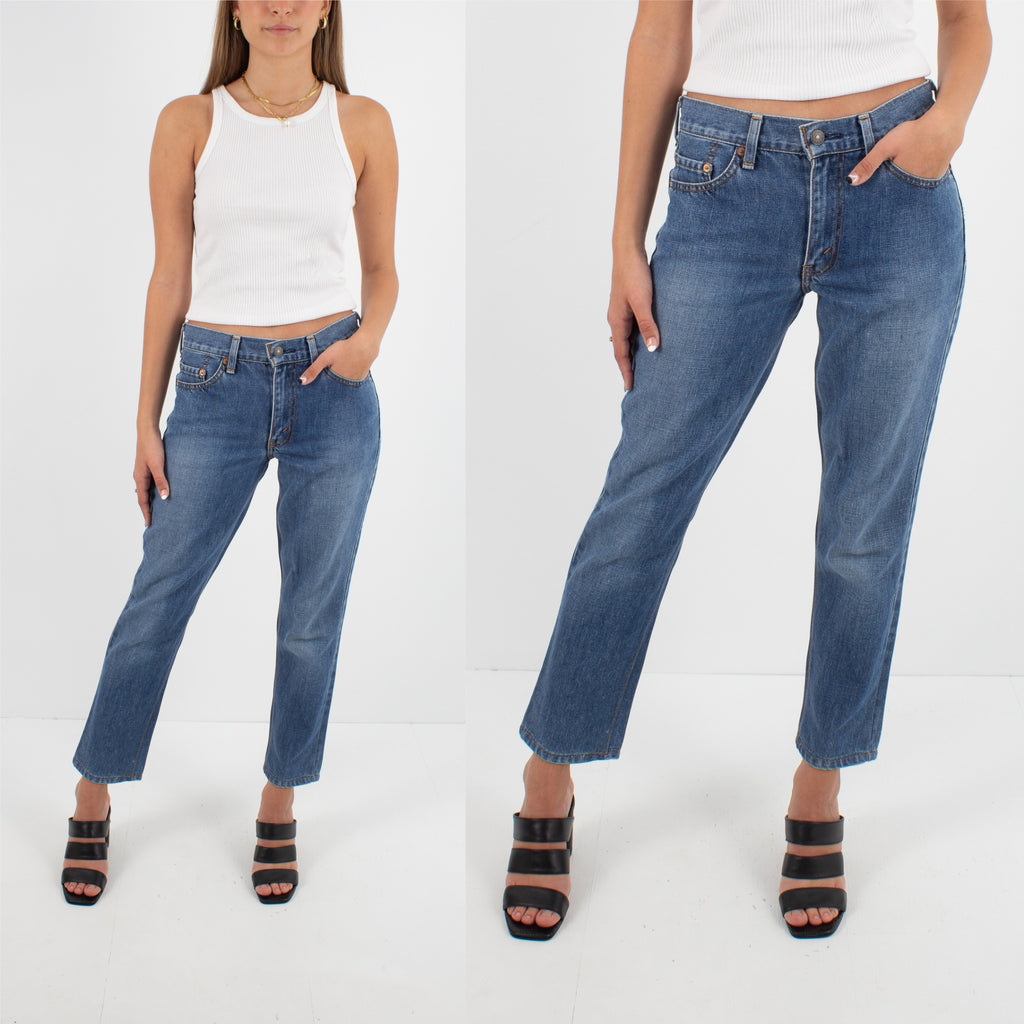 levi's mid rise jeans