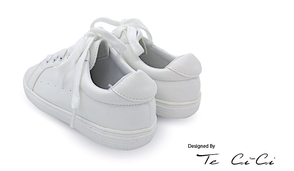 plain white shoes for kids