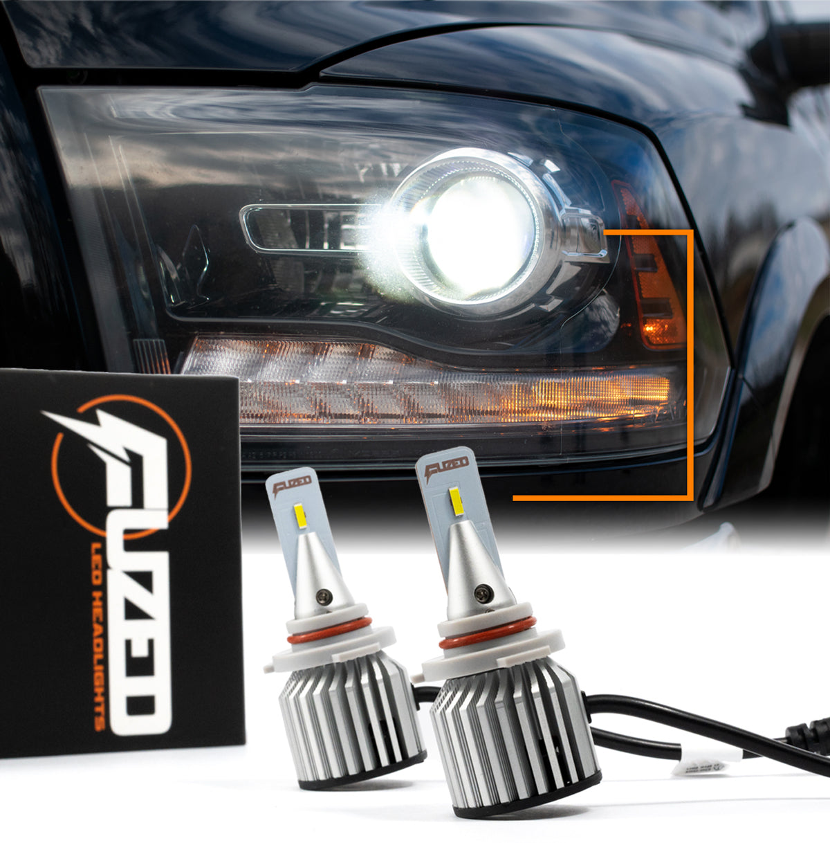 Low Beam - Projector Headlights) F1 Series LED Headlight Light Bulbs