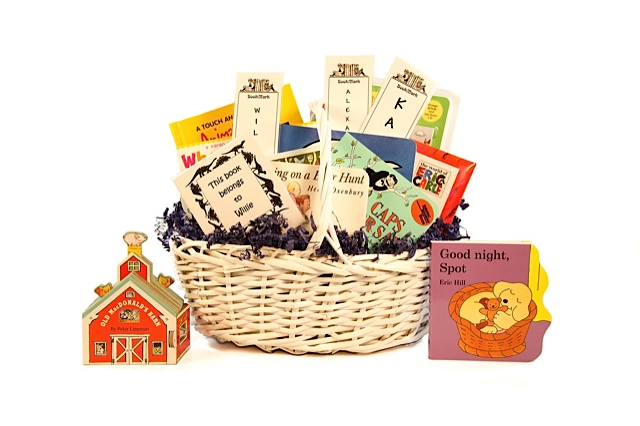 Book Gift Basket Second Or Third Child Add To A Family Library