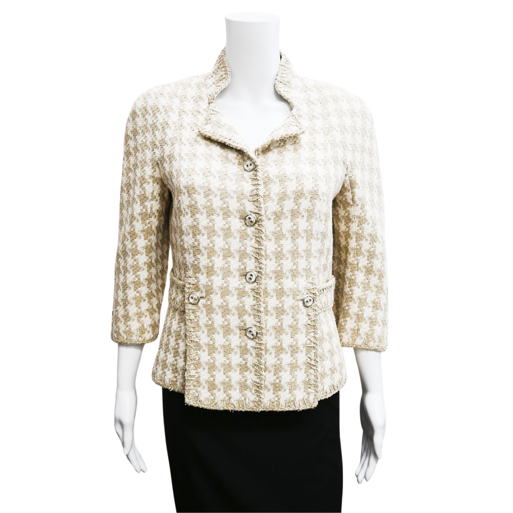 Image of Houndstooth Tweed Jacket