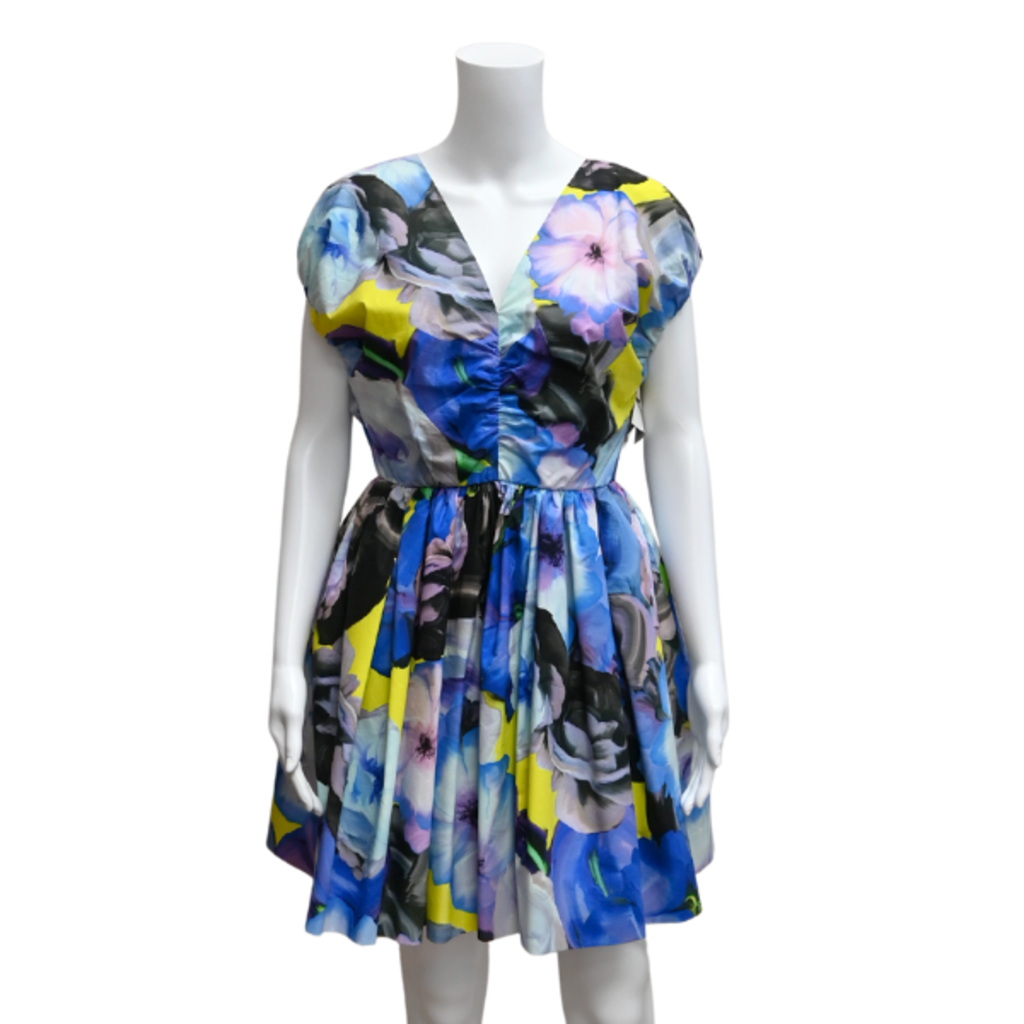 image of Multi-Color Floral Print Dress