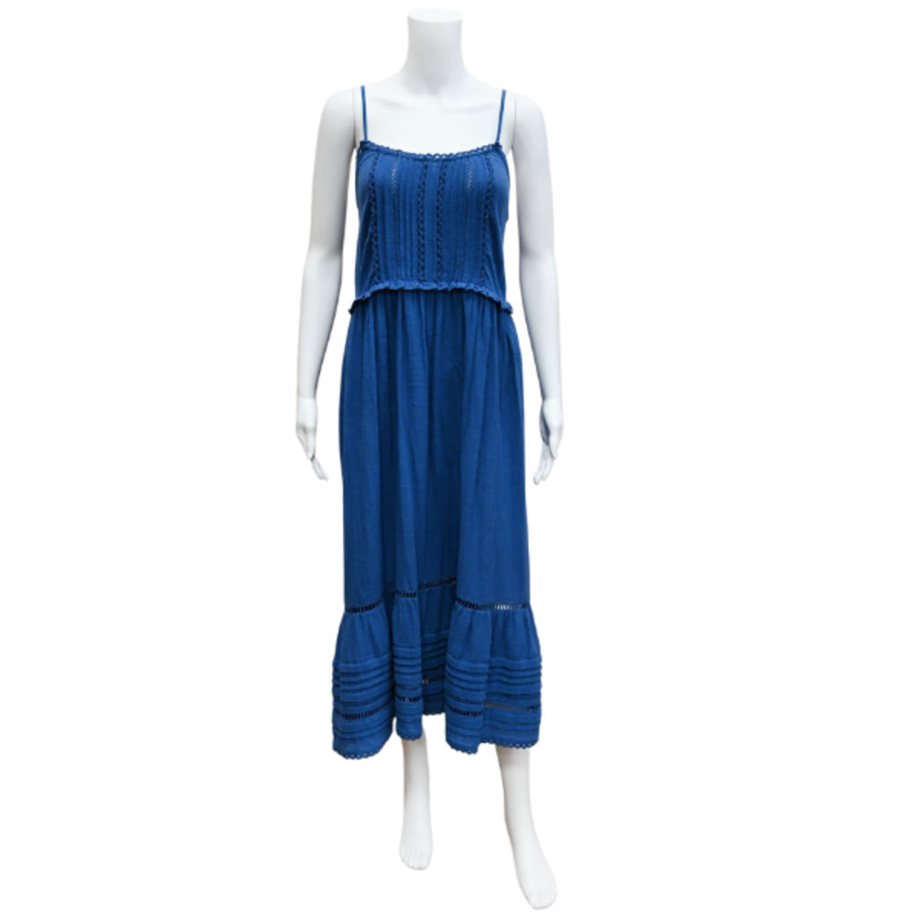 Image of Ayesha Blue Layered Dress