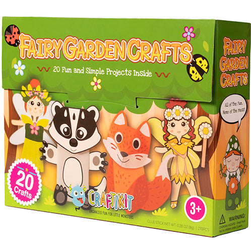 LC Crafts Arts and Craft Kit for Toddlers and Preschoolers, Easy Crafts for Kids Ages 3-5 - Animal Craft Set Includes Supplies and Inst