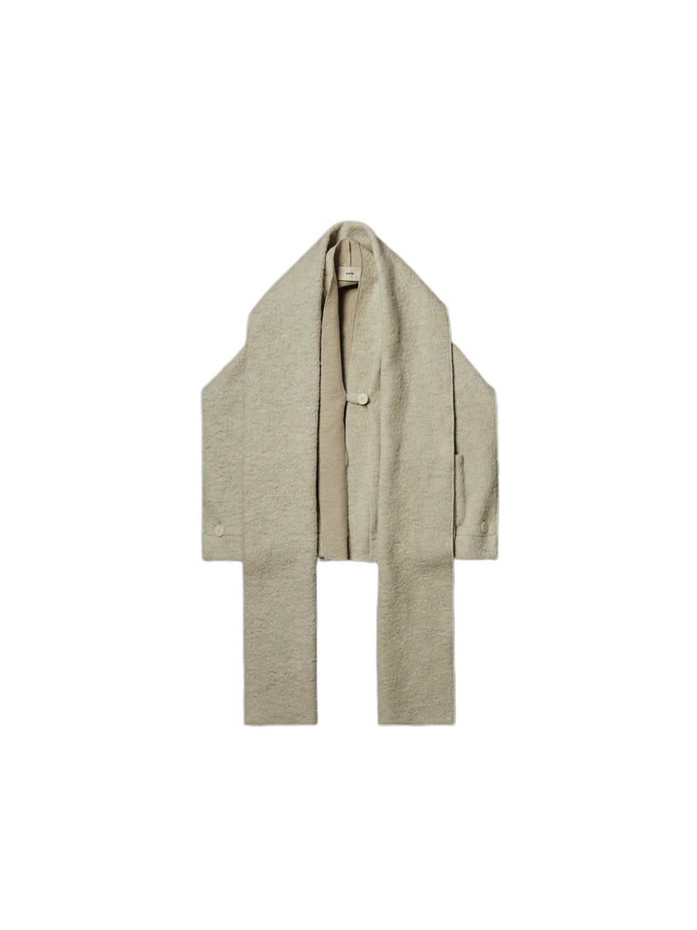 単品販売／受注生産 papier Muffler Poncho/ivory 2022FW - 通販 - www