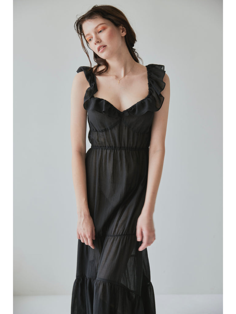 verybrain Romantic sheer dress | www.abconsulex.it