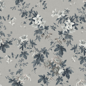 Floral Wallpaper - Sandra Sandstone (Mural)