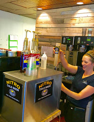 Nitro Cold Brew on tap @ Westside Cafe, Vail, CO