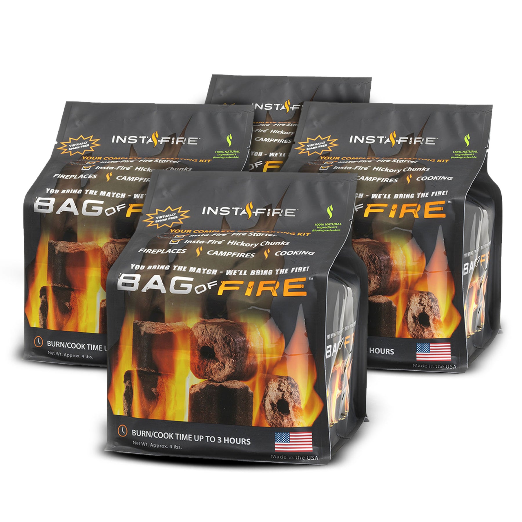 Bag of Fire - Emergency Kit (4 bags) – InstaFire