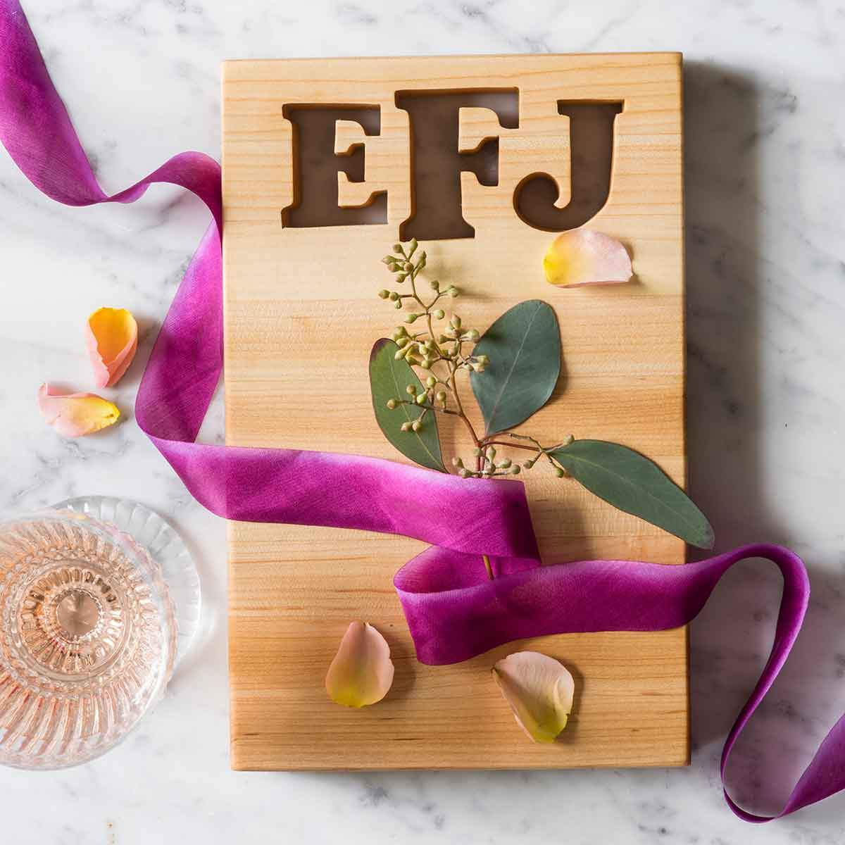 Monogram Cutting Board