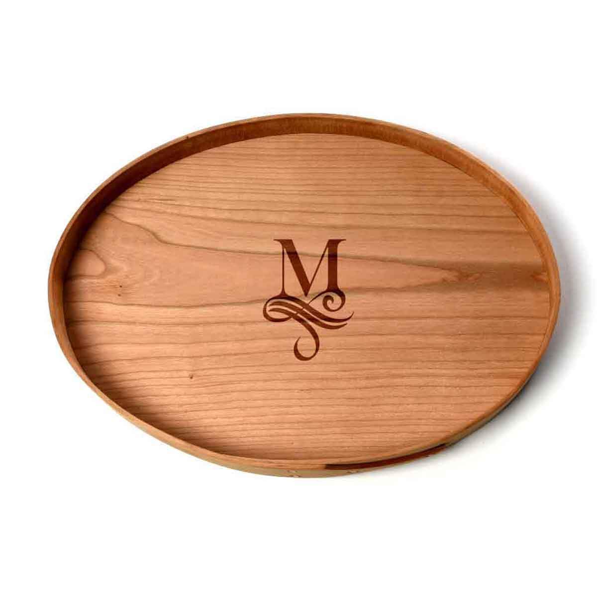 Wood Serving Tray - Initial