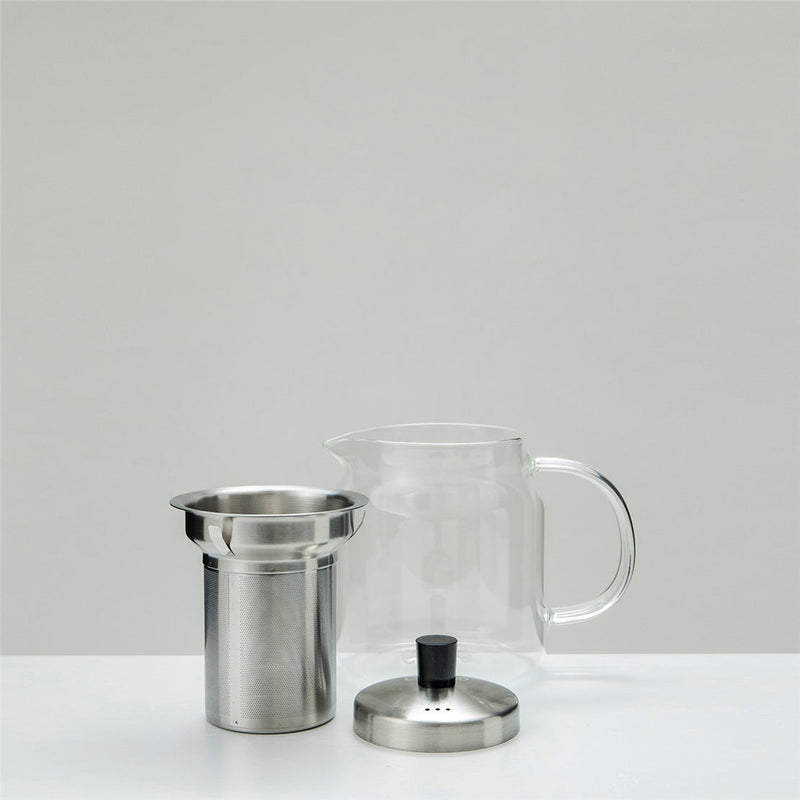 Chakra Zack Glass Tea Pot W Filter 700Ml Transparent