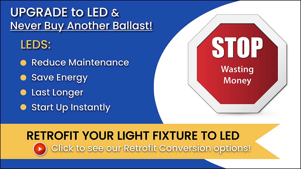 Upgrade your light fixture to LED