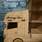 Lorry Toy Car Display / Storage Case - Stock Car & Banger Toy Tracks