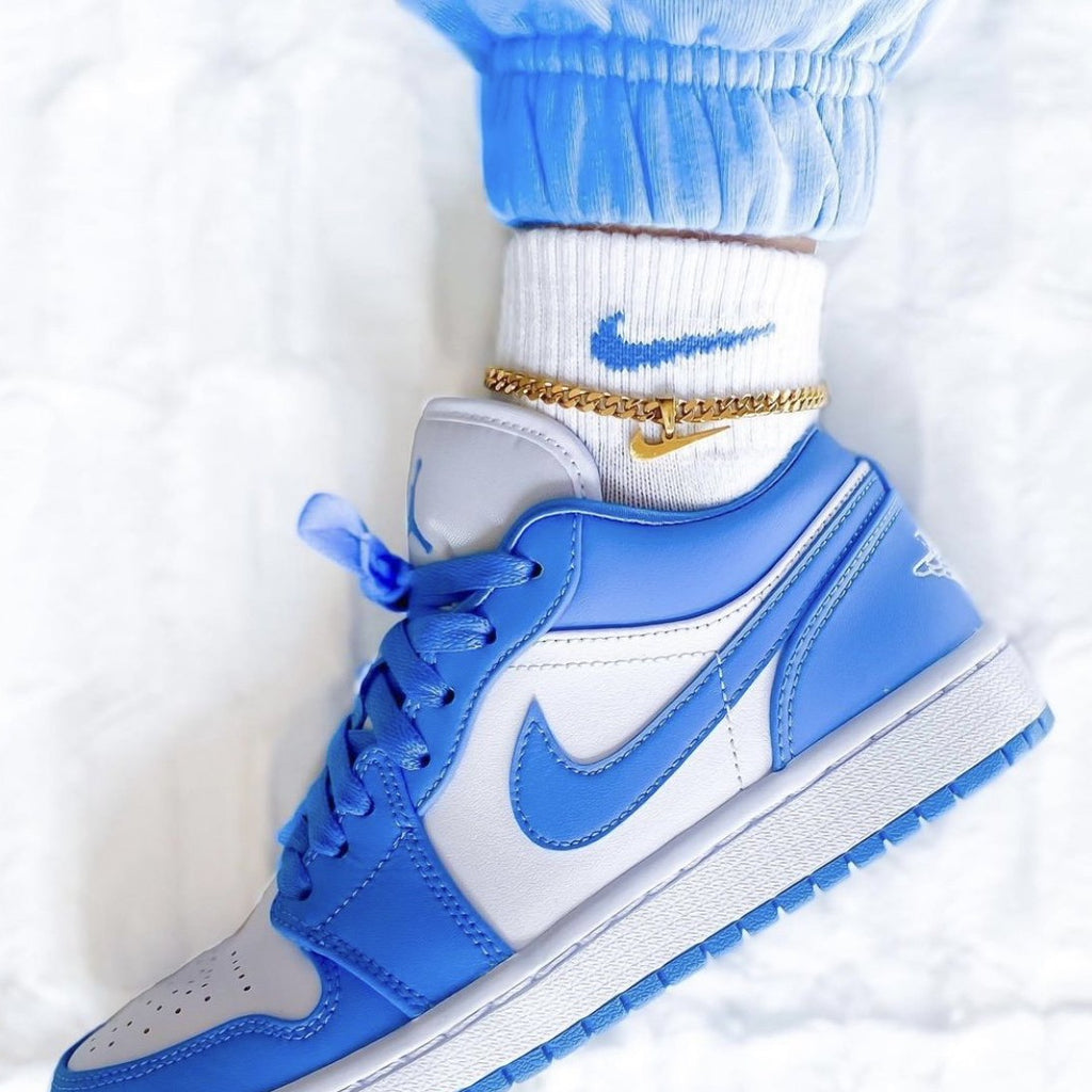 nike swoosh anklet