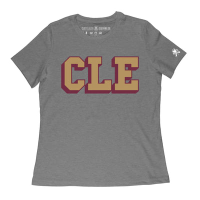 Cleveland Womens Terracotta Wordmark Unisex Long Sleeve Crew