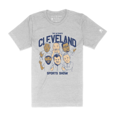 Cleveland All Sports Design on Black SM / Men's Short Sleeve