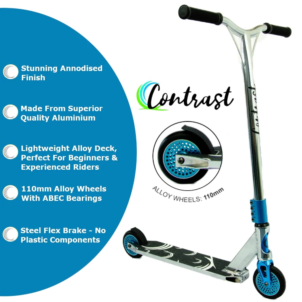 1080 Jury Pro Stunt Scooter True Turquoise | Buy Stunt Scooters Online |  SDJ Sports