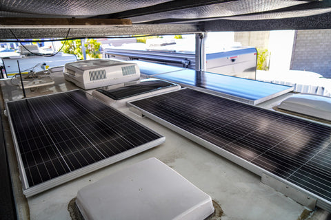 Solar Panels Caravan