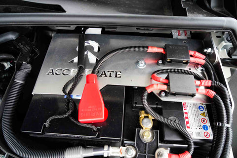 Custom Alloy Battery Tray Under Bonnet 