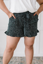 Load image into Gallery viewer, Short Leash Ruffled Shorts In Black
