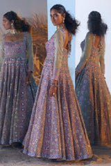 Aqsa is the latest designer Anarkali gown