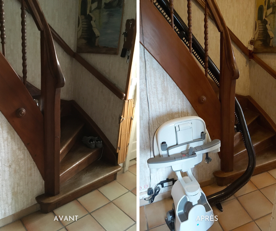 Nos installations de monte-escaliers - Stairlift