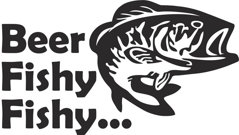 Download Beer Fishy Fishy Vinyl Decal - Decals N More