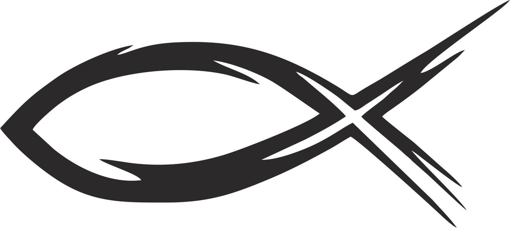 Modern Christian Fish Faith Vinyl Decal Decals N More