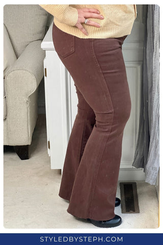 Flare Jeans Bootcut Jeans Fall Fashion Trends 2023 Styled by Steph Online Boutique Granger, IN