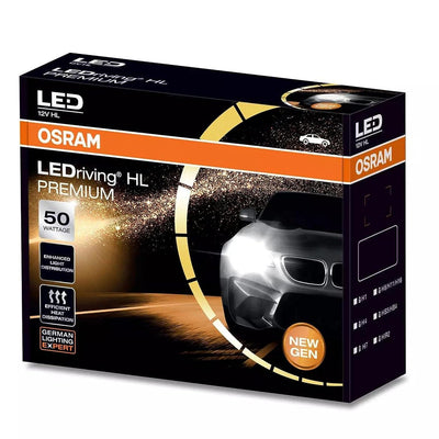 OSRAM H1 LED Headlight Bulb, 50W, Pair, Planet Car Care