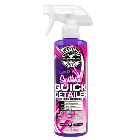 Detail Garage - What's your favorite Chemical Guys quick detailer?⁣ ⁣  Clean, shine, and protect in one easy step with Synthetic Quick Detailer!⁣  ⁣ Synthetic Quick Detailer is the ultimate quick detail