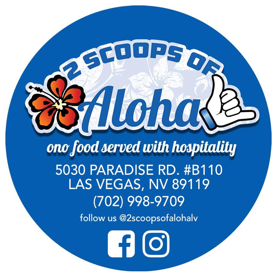 2 Scoops of Aloha Logo