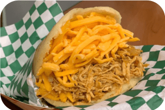 Shredded Chicken Arepa