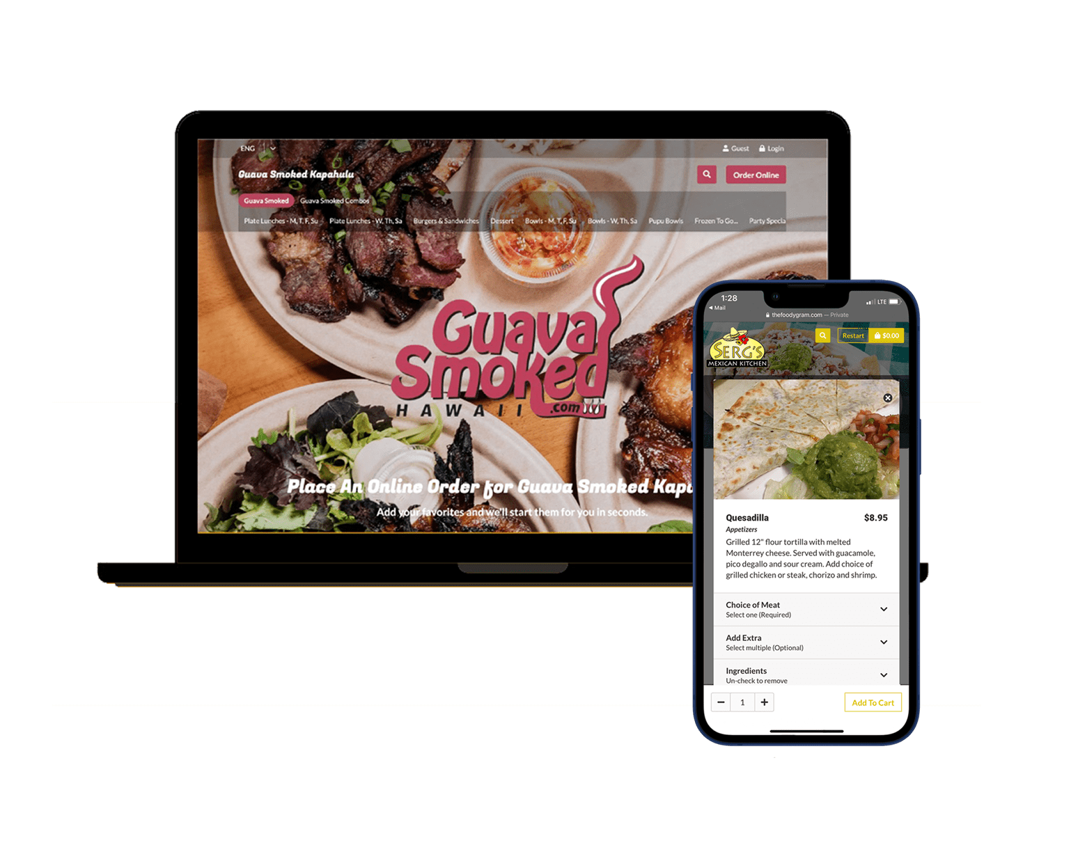 Easy to use online food ordering software