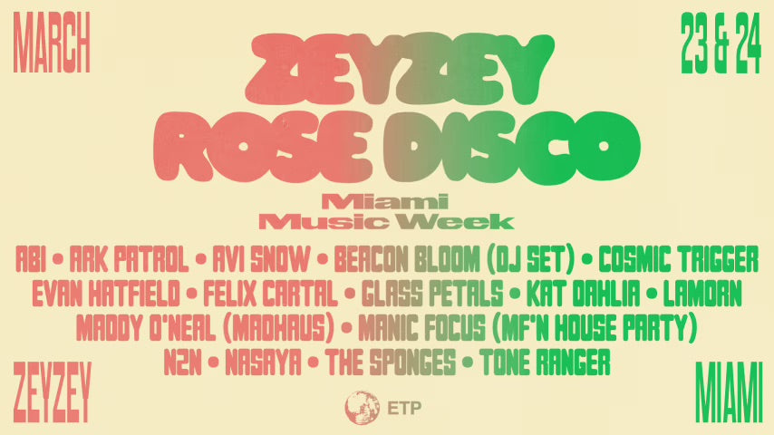 Rose Disco At Zeyzey Miami, Miami Music Week 2024