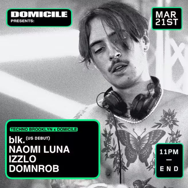 Techno Brooklyn x Domicile Presents BLK, Miami Music Week 2024