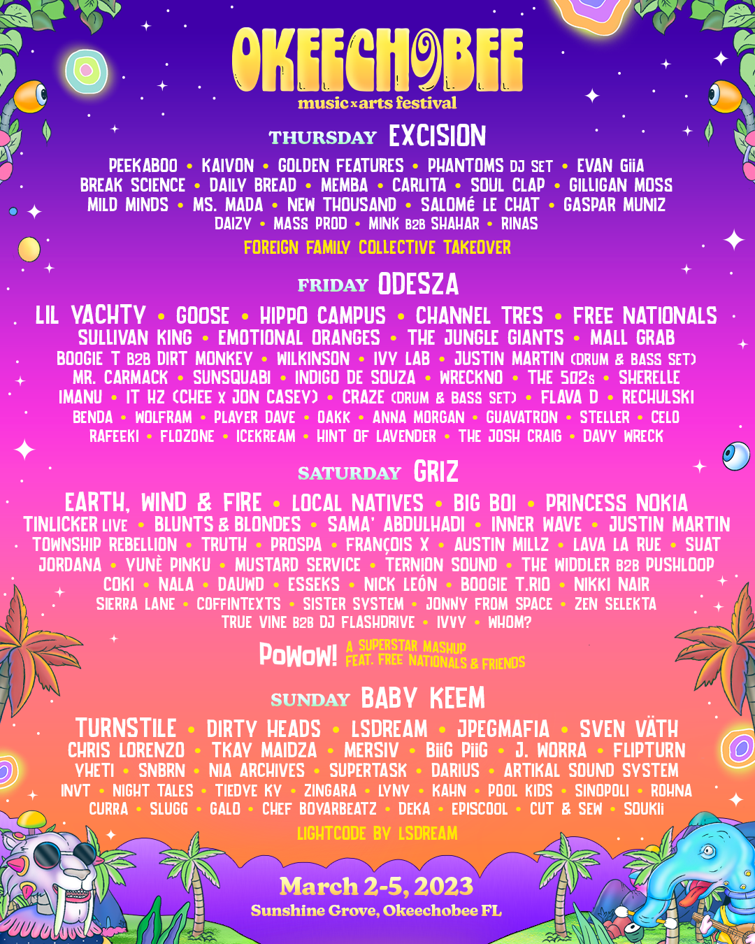 Music Festivals 2023, iEDM, tickets, lineup, Okeechobee