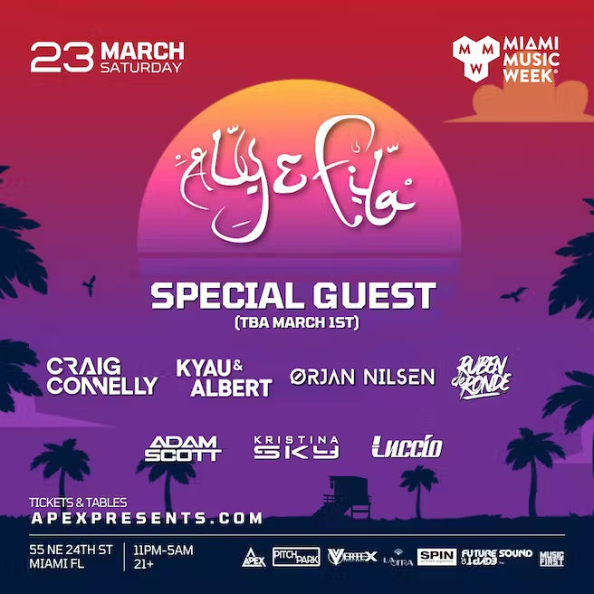 Aly & Fila, Orjan Nilsen, Kyau & Albert + More At La Otra, Miami Music Week 2024