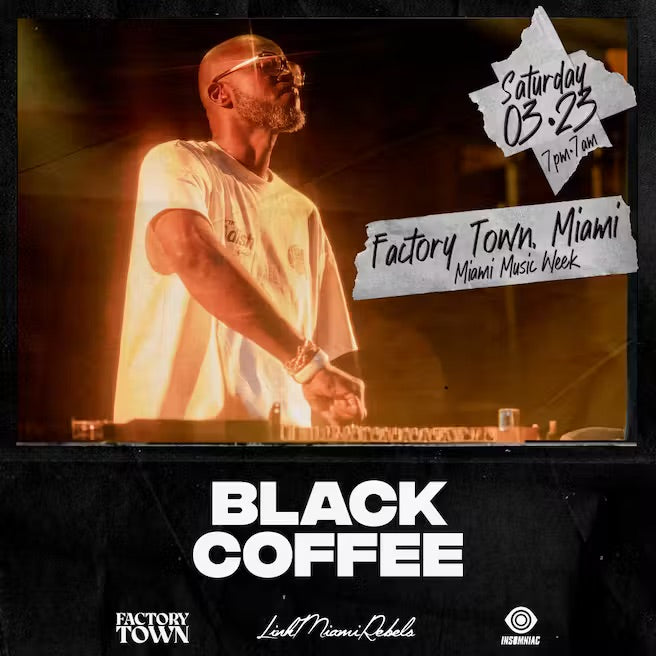 Black Coffee At Factory Town, Miami Music Week 2024