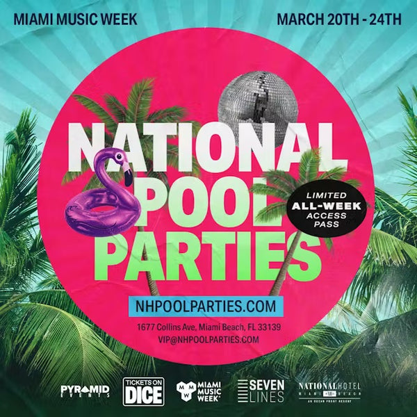 National Hotel All Week Access Bands, Miami Music Week 2024