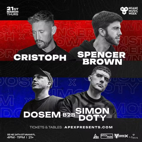 Cristoph + Spencer + Dosem b2b Simon Doty At La Otra, Miami Music Week 2024