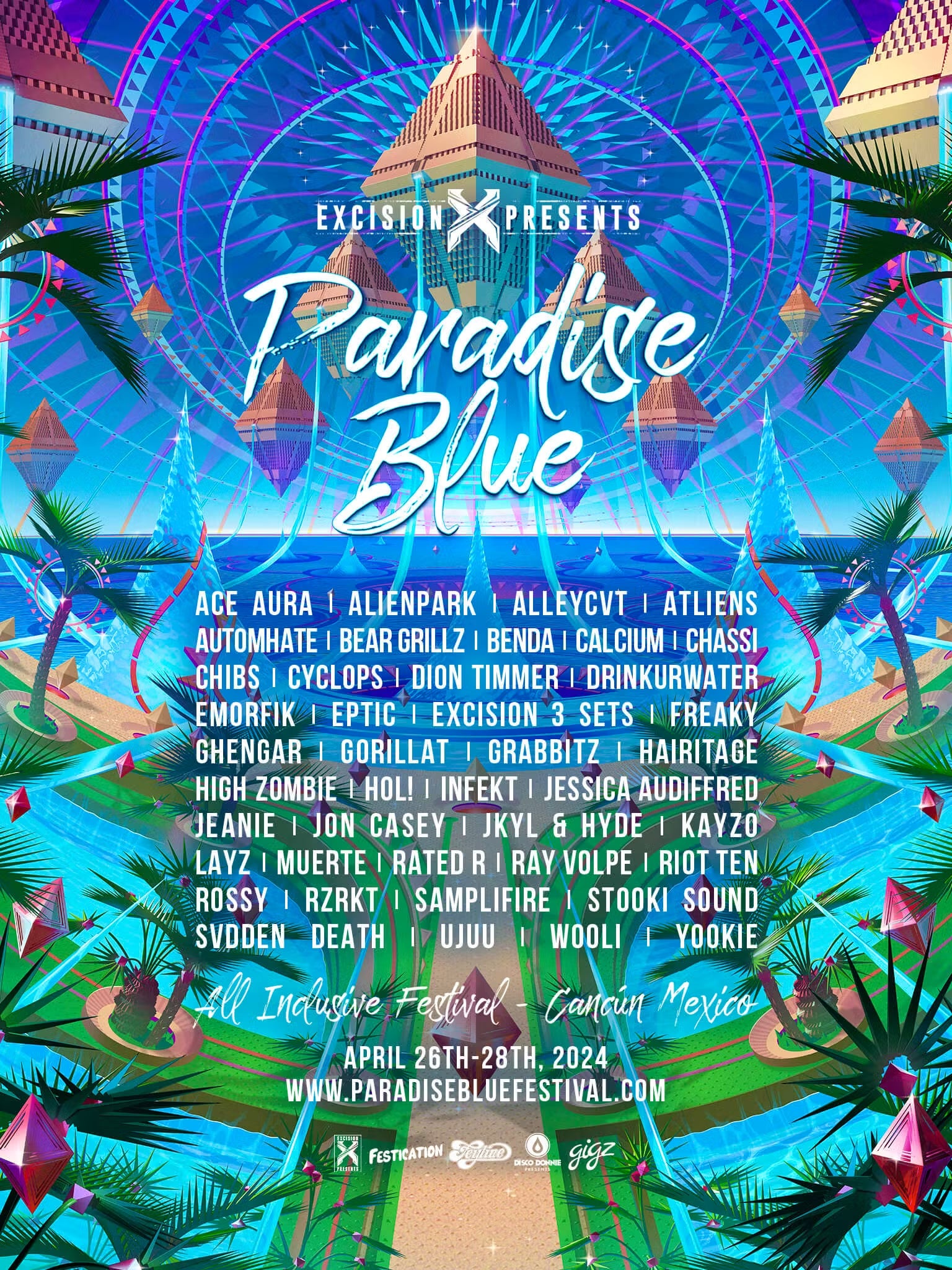 Paradise Blue 2024 lineup, tickets, Music Festival, iEDM