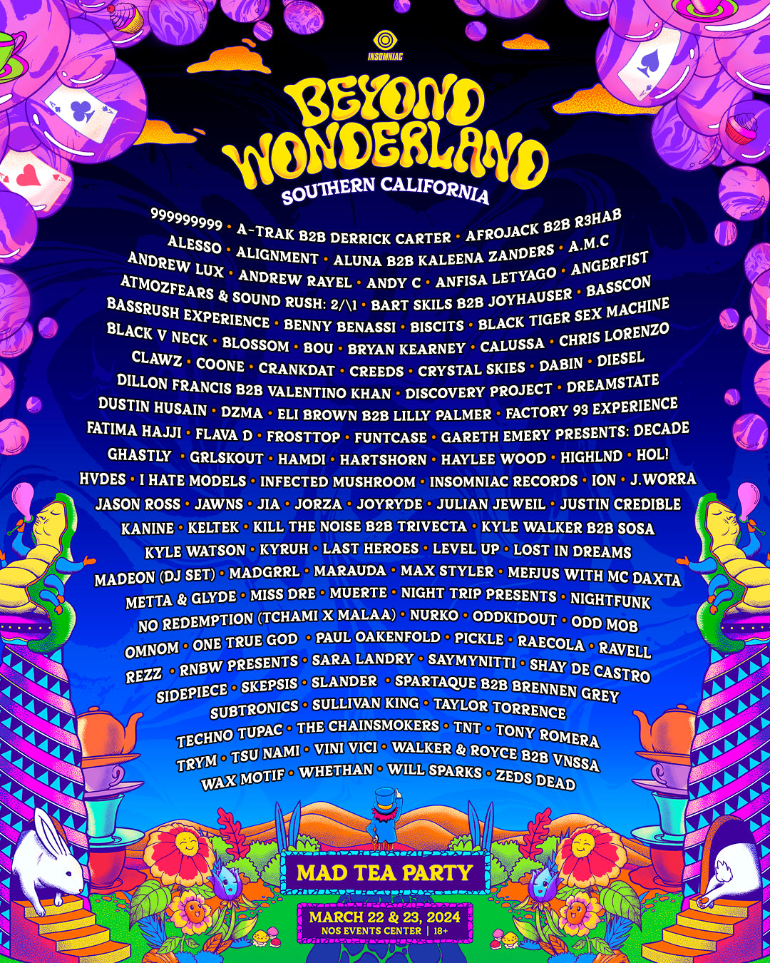 Beyond Wonderland SoCal 2024 lineup, tickets, Music Festival, iEDM