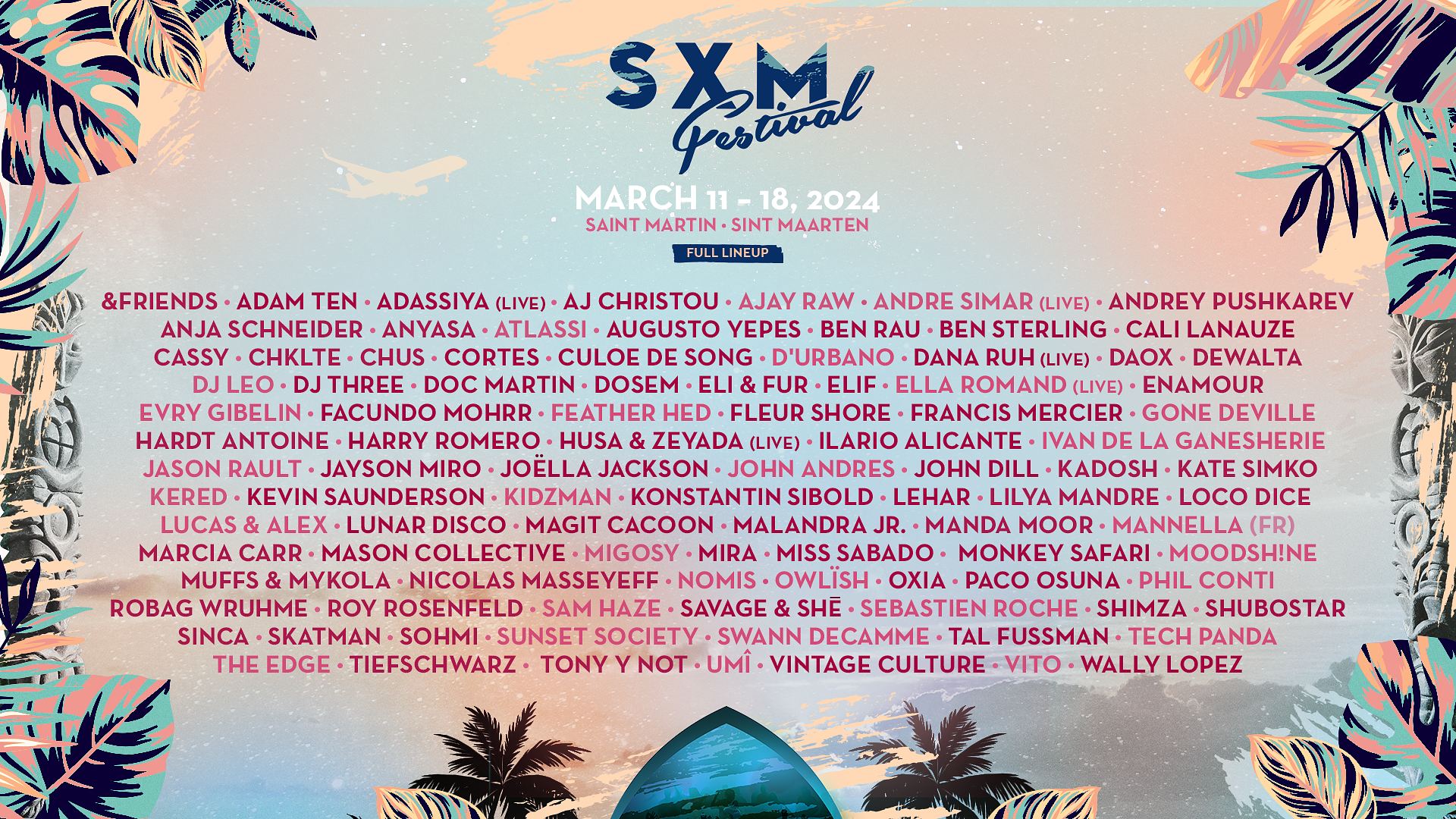 SXM Festival 2024 lineup, tickets, Music Festival, iEDM