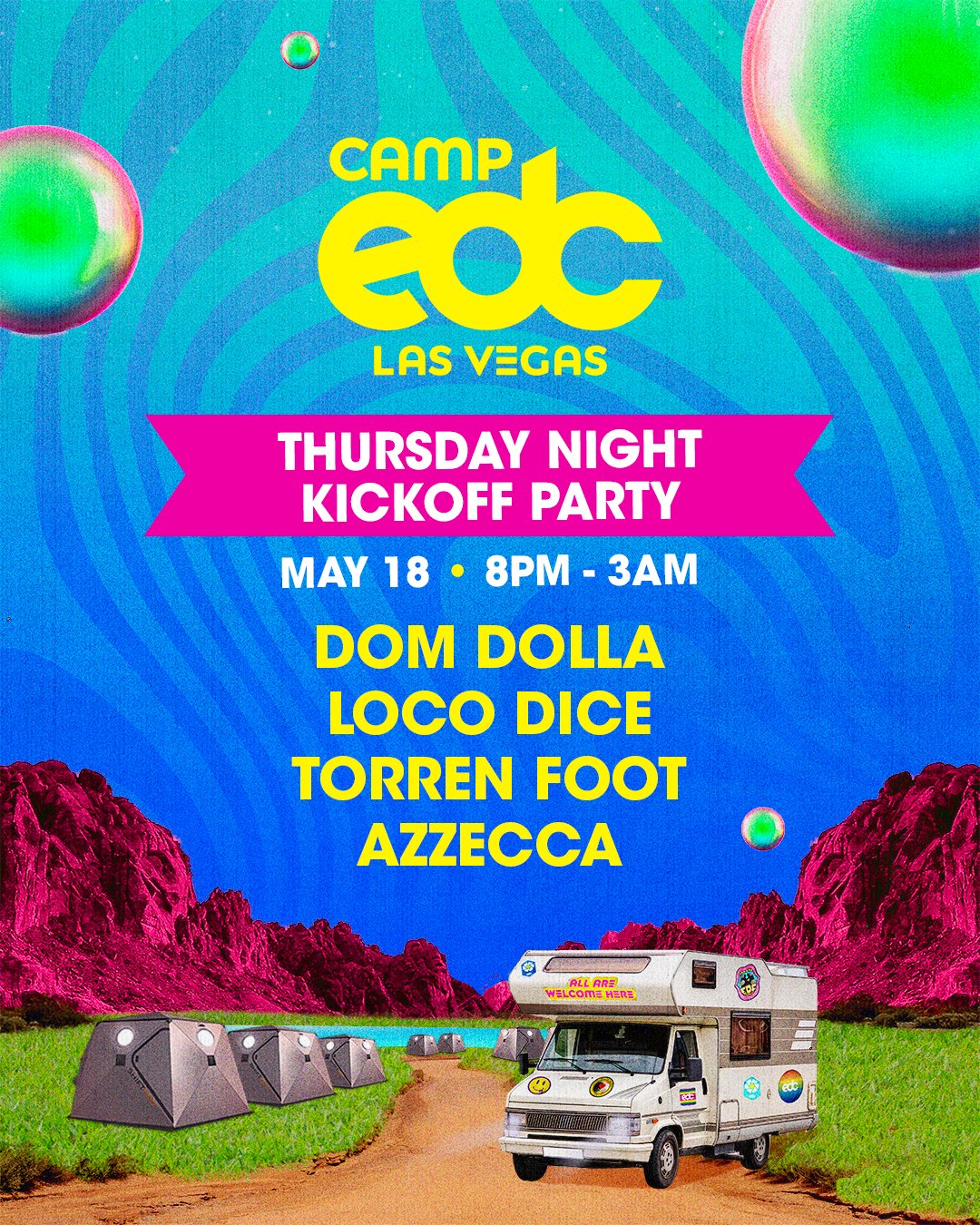 Camp EDC Las Vegas, 2023, Camping Guide