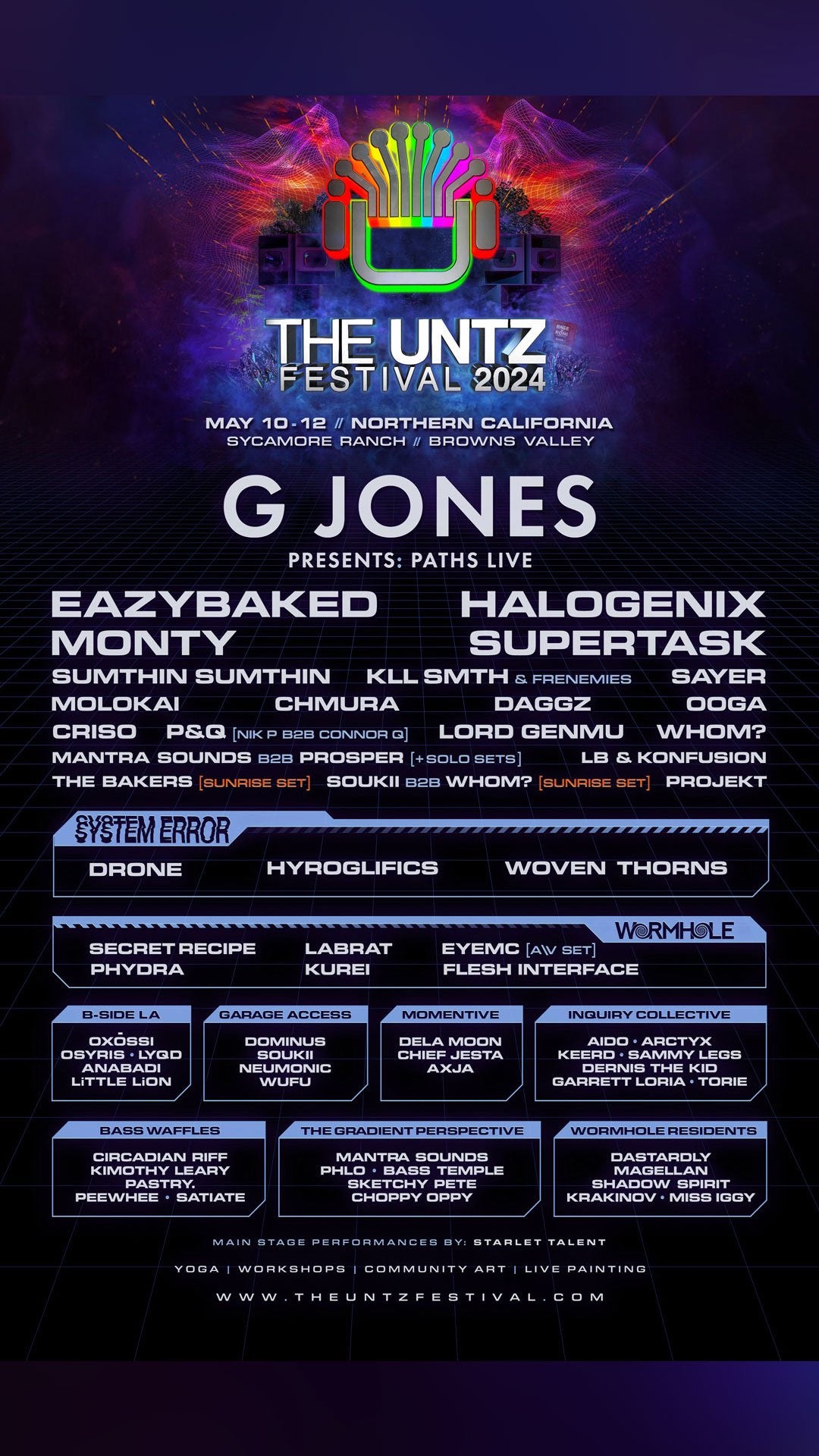 The Untz 2024 lineup, tickets, Music Festival, iEDM