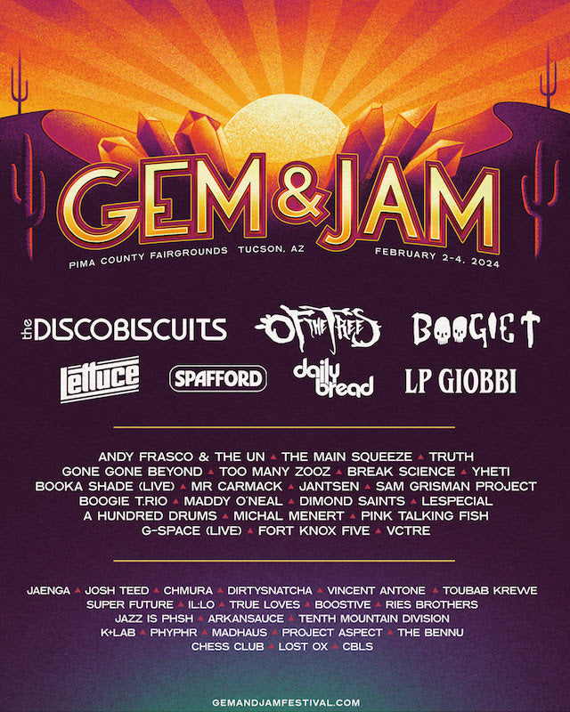 Gem & Jam, 2024 lineup, tickets, Music Festival, iEDM