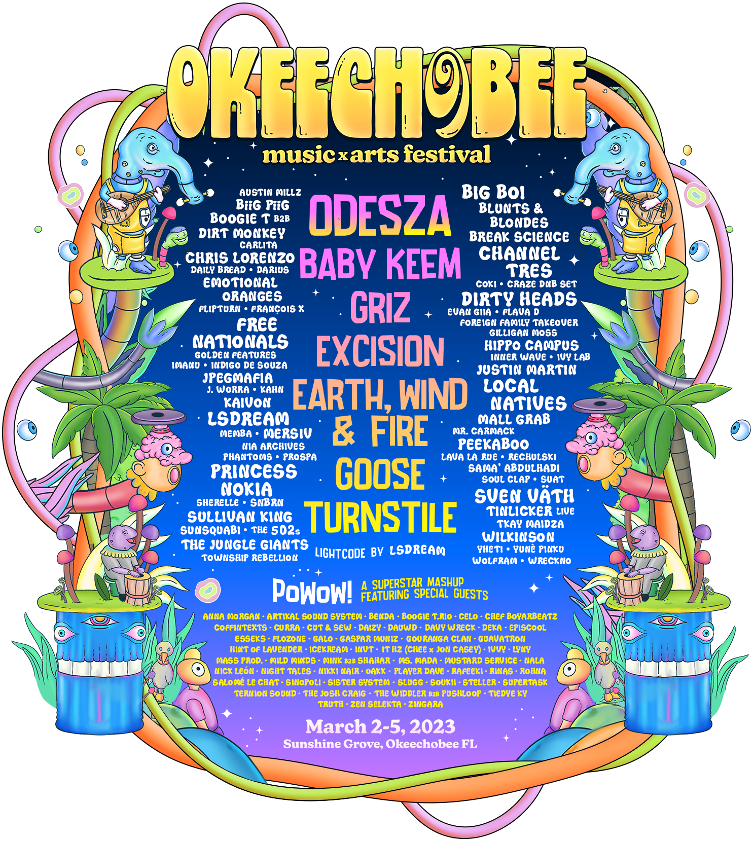 Okeechobee Music Festival Releases Monumental Lineup for 2023 iEDM