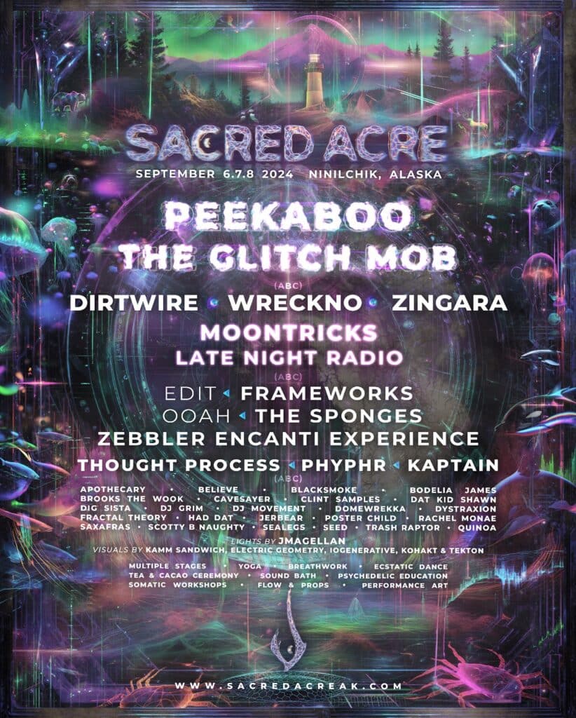 Music Festivals 2024, EDM, tickets, lineup, Sacred Acre